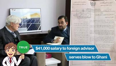 $41,000 salary to foreign advisor serves blow to Ghani