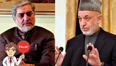 Karzai denies backing CEO’s electoral team