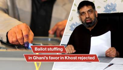 Ballot stuffing in Ghani’s favor in Khost rejected