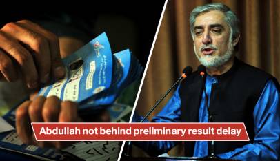 Abdullah not behind preliminary result delay