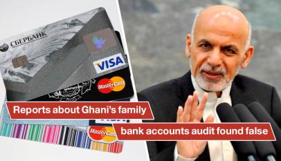 Reports about Ghani’s family bank accounts audit found false