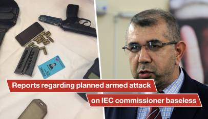Reports regarding planned armed attack on IEC commissioner baseless