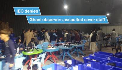 IEC denies Ghani observers assaulted sever staff